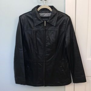 Wilson’s leather fitted jacket